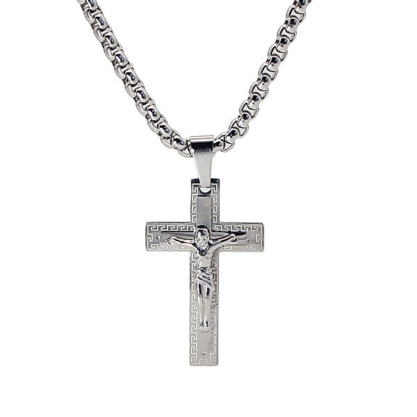 ELLAWIL Kreuzkette Edelstahlkette Kette mit Kreuz günstig online kaufen
