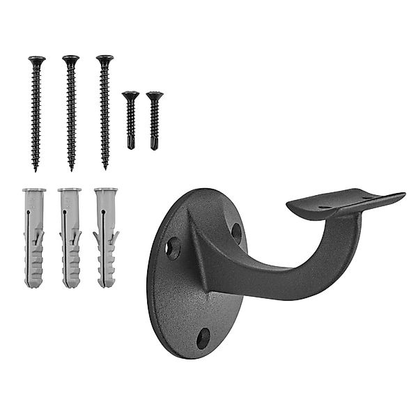 SOTECH Handlaufhalter COMPACT Schwarz Höhe 68 mm Ausladung 65 mm für Handlä günstig online kaufen