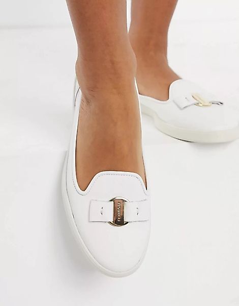 Fiorelli – Mia – Leder-Loafer in Creme-Weiß günstig online kaufen
