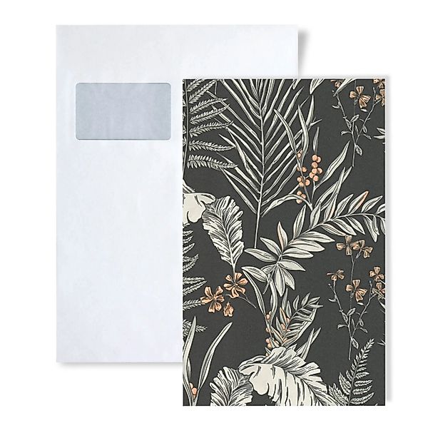 PROFHOME 1 MUSTERSTÜCK S-394341-GU DIN A4 MUSTER der Floralen Tapete günstig online kaufen