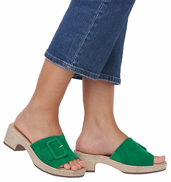 Remonte ELLE-Collection Pantolette, Blockabsatz, Sommerschuh, Schlappen, günstig online kaufen