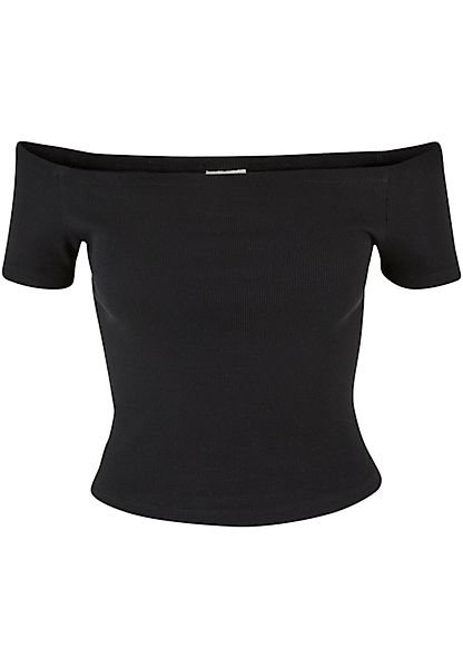 URBAN CLASSICS T-Shirt "Urban Classics Damen Ladies Organic Off Shoulder Ri günstig online kaufen
