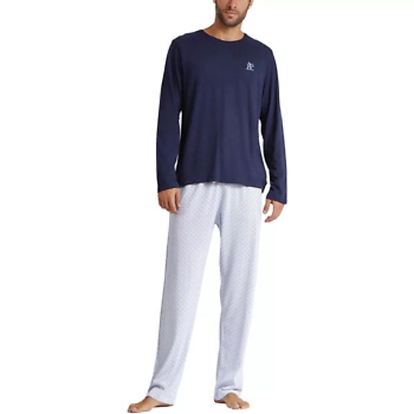 Admas  Pyjamas/ Nachthemden Pyjama Hose Top Langarm Stripes And Dots günstig online kaufen