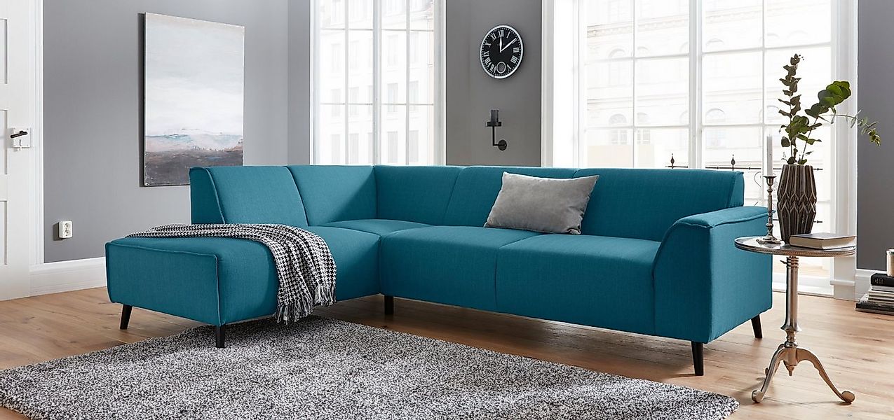 DOMO collection Ecksofa "Amora, inklusive komfortablem Federkern für mehr S günstig online kaufen