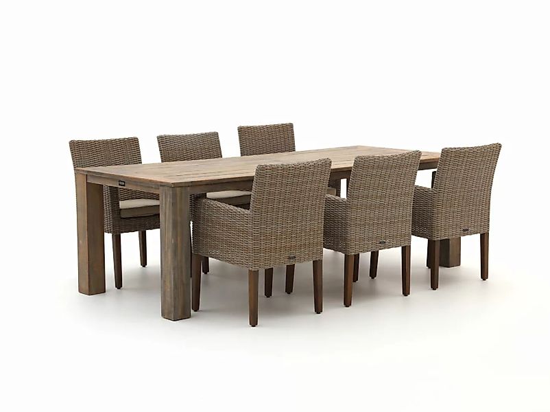Intenso Lesa/ROUGH-X 240 cm Gartenmöbel-Set 7-teilig günstig online kaufen