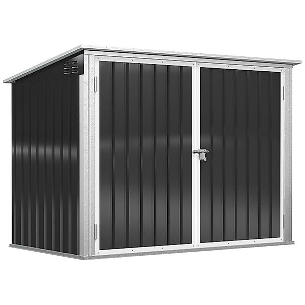 Outsunny Mülltonnenbox Storer abschließbar Gerätebox für günstig online kaufen