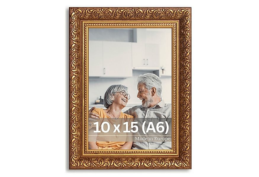 Victor (Zenith) Bilderrahmen Rubens, Bilderrahmen 10x15 cm Braun Gold A6, B günstig online kaufen