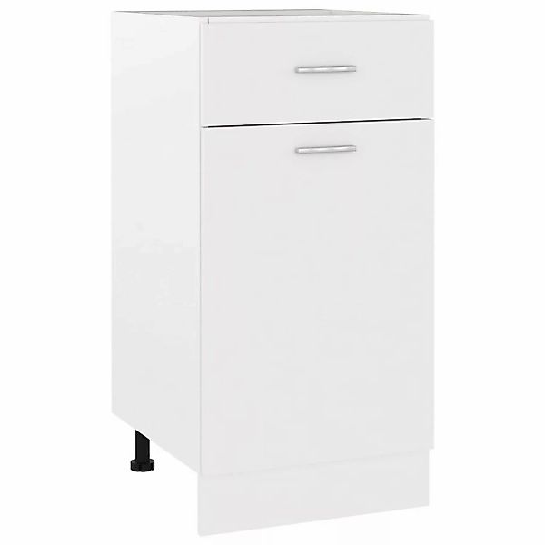 Schubunterschrank Weiß 40x46x81,5 Cm Spanplatte günstig online kaufen