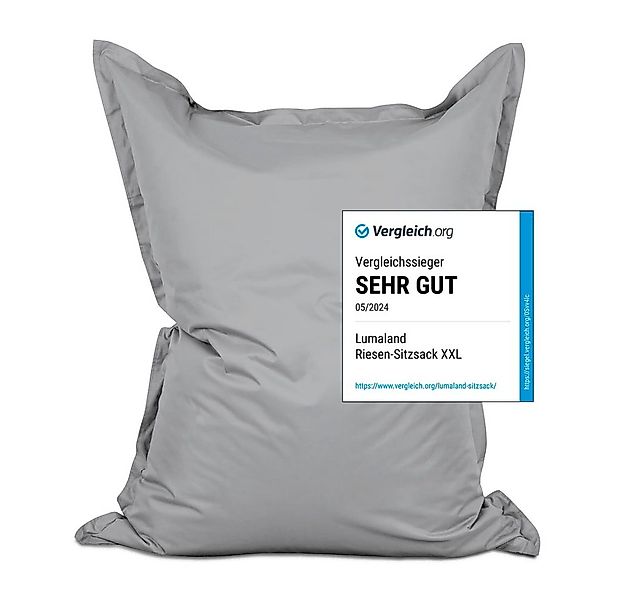 Lumaland Sitzsack XXL Bean Bag Riesen-Sitzkissen 380L 140x180cm Special Edi günstig online kaufen