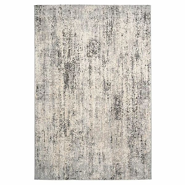 MeGusta Kurzflor Teppich Modern UsedLook Grau 200x290 cm Clara günstig online kaufen