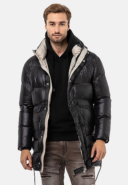 Cipo & Baxx Winterjacke Jacke mit seitlichen Schlitzen günstig online kaufen