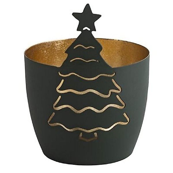 Giftcompany Windlicht Windlicht Madras Tannenbaum Olive günstig online kaufen