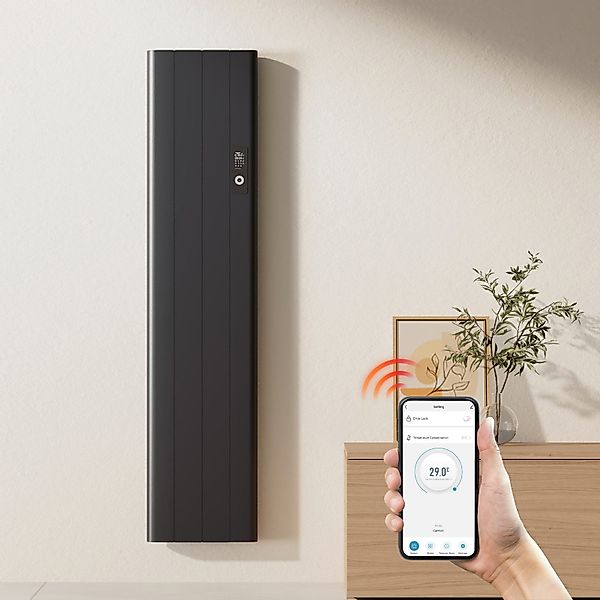 EMKE Elektro-Heizkörper elektrische Heizkörper Wifi-Steuerung 1000W, günstig online kaufen