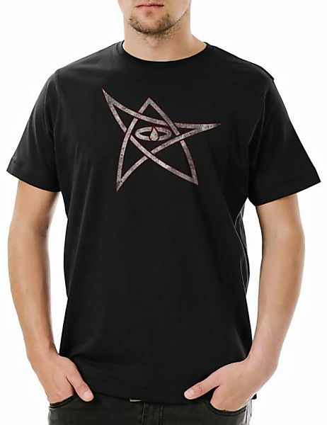 Urban Backwoods Print-Shirt Cthulhu Elder Sign II Herren T-Shirt Horror Ark günstig online kaufen