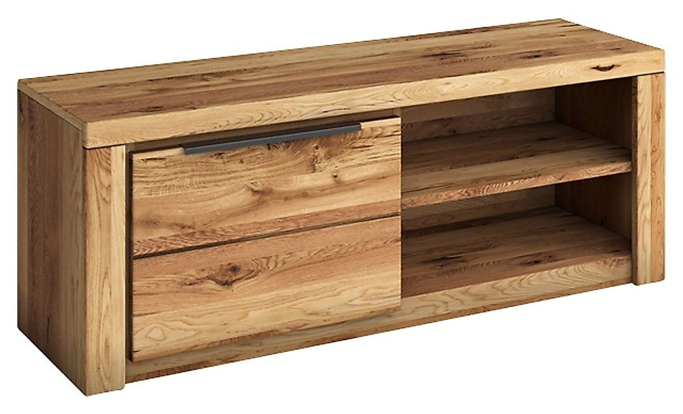 Lowboard JOOST, Eiche Dekor, Eichenholz massiv, günstig online kaufen