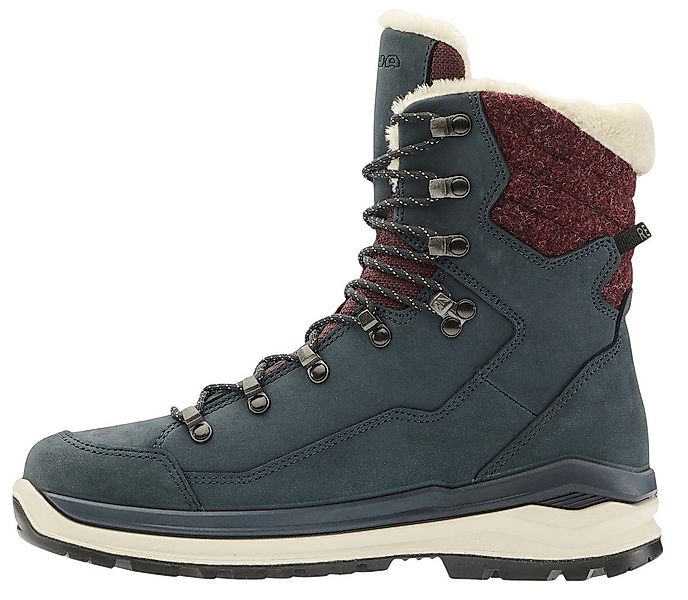 Lowa Renegade Evo Ice GTX (Nubukleder/Textil, wasserdicht) navyblau/rot Win günstig online kaufen