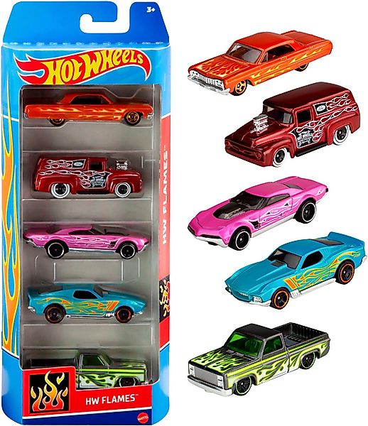 Hot Wheels Spielzeug-Auto 5er Geschenkset, (Set, günstig online kaufen