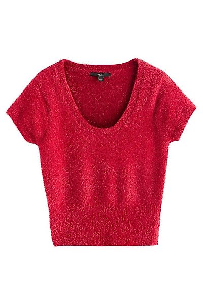 Next Strickpullover Funkelndes T-Shirt mit U-Ausschnitt (1-tlg) günstig online kaufen