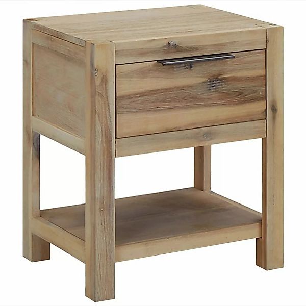 Vidaxl Nachttische Mit Schubladen 2 Stk 40x30x48 Cm Akazie Massivholz günstig online kaufen