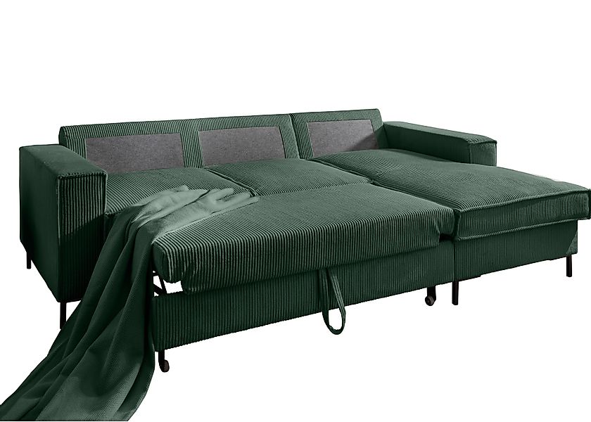 luma-home Ecksofa 17221, mit Bettfunktion und günstig online kaufen