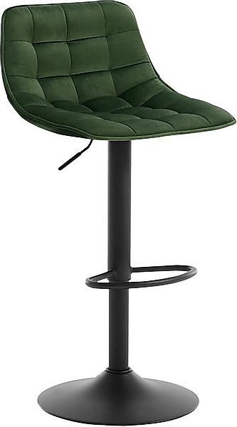 Woltu Barhocker (1 St), höhenverstellbar & 360° drehbar, Samt und Metall günstig online kaufen