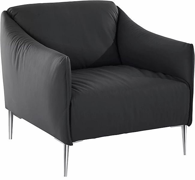 W.SCHILLIG Cocktailsessel "sally", mit Metallfüßen in Chrom glänzend günstig online kaufen