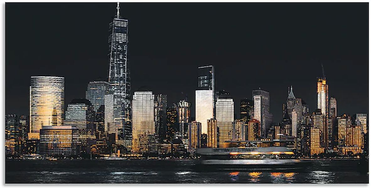 Artland Wandbild »New York Financial Distrikt« New York 1 Stk. tlg. als Alu günstig online kaufen