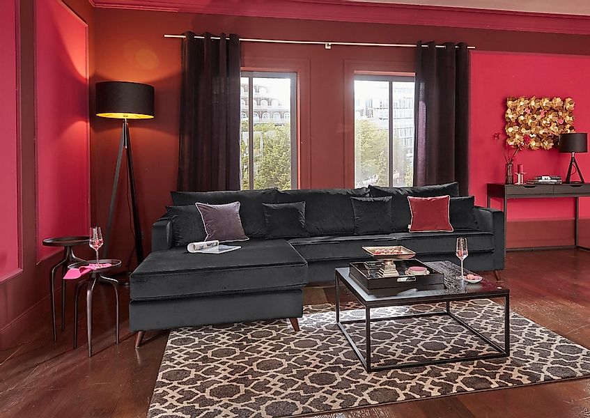 sit&more Ecksofa "Top Ascara L-Form" inklusive Boxspring/Federkern-Polsteru günstig online kaufen