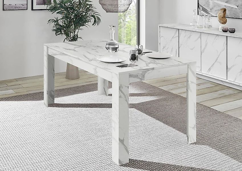 Home affaire Esstisch "Carrara", Breite 180 cm günstig online kaufen
