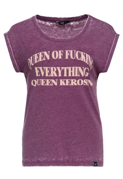 QueenKerosin Print-Shirt Queen Of Fucking Everything günstig online kaufen