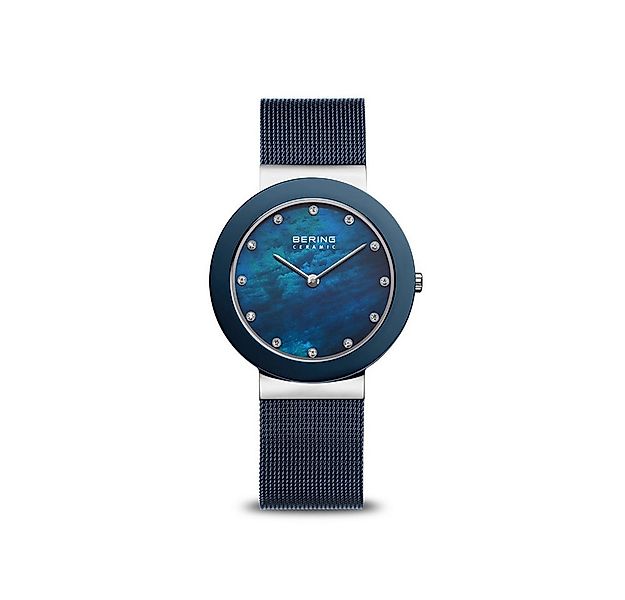 Bering Quarzuhr Bering Ceramic silber glänzend 11435-387 11435-387, Bering günstig online kaufen