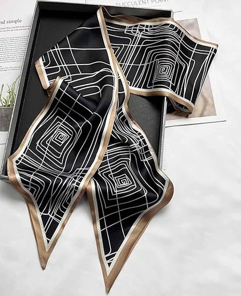 Coonoor Seidenschal Satin Seidenschal Bandanas Haarschal günstig online kaufen