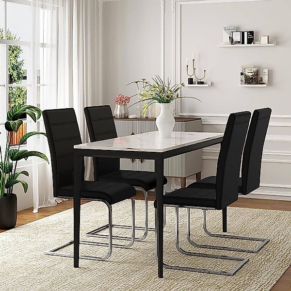 Woltu Freischwinger (Set, 4 St), mit günstig online kaufen