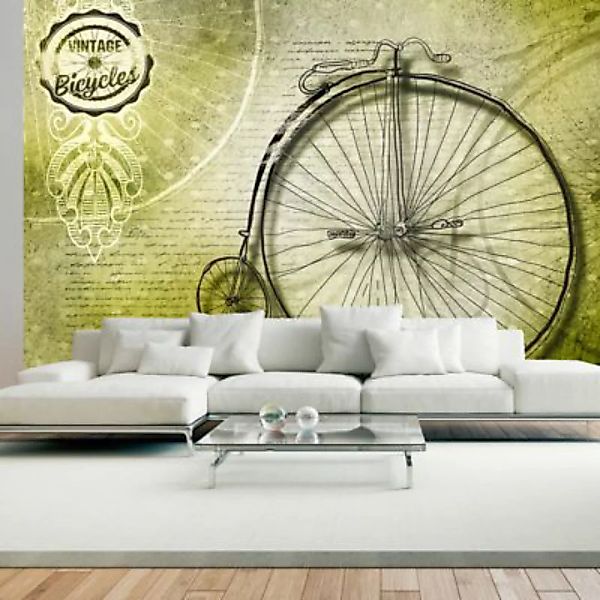 artgeist Fototapete Vintage bicycles mehrfarbig Gr. 100 x 70 günstig online kaufen