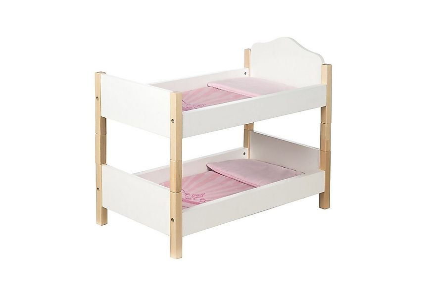 roba® Puppenbett Scarlett, Puppenetagenbett teilbar, inkl. textiler Ausstat günstig online kaufen