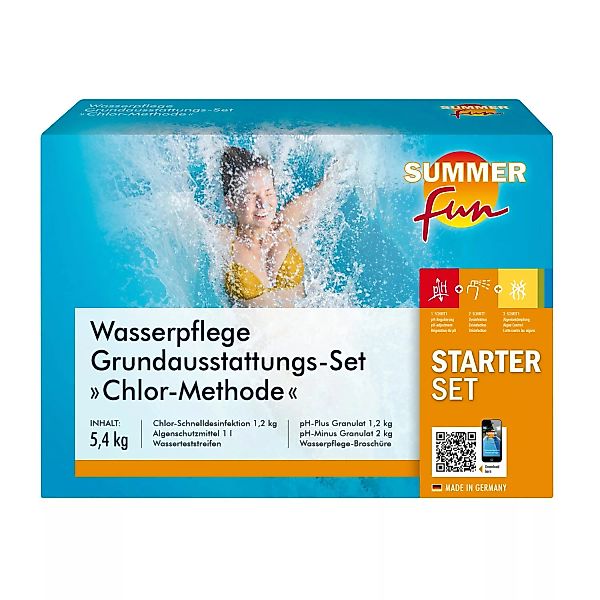 Summer Fun Wasserpflege Grundausstattungs-Set Chlor Maxipack 5,4 kg günstig online kaufen