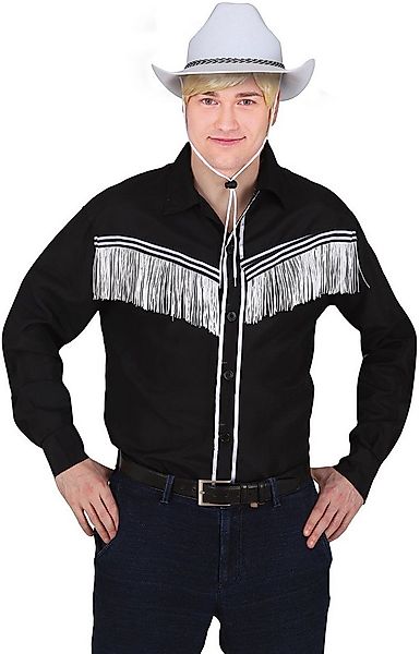Fiestas Guirca Kostüm, Cowboy Fransenhemd Western Karneval Fasching Kostüm günstig online kaufen