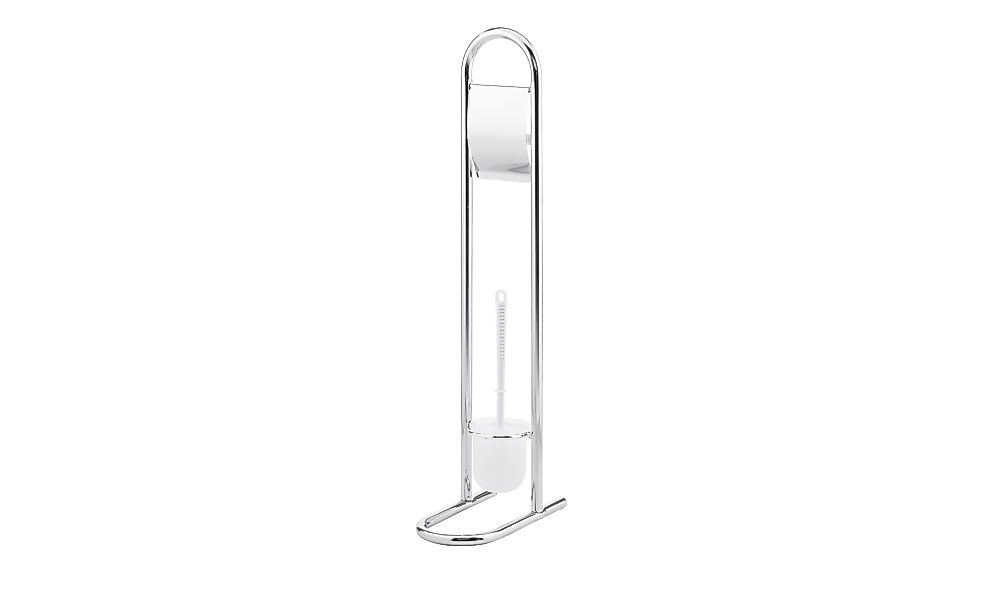 KHG WC-Garnitur - silber - Edelstahl - 28 cm - 80 cm - 16 cm - Sconto günstig online kaufen
