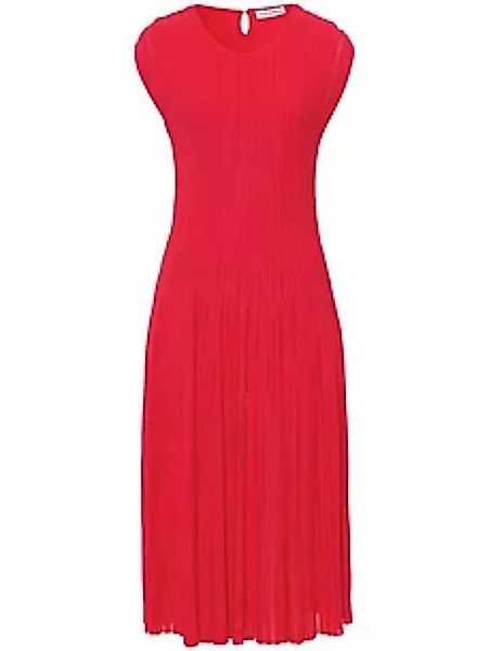 Kleid Rundhals-Ausschnitt Uta Raasch rot günstig online kaufen