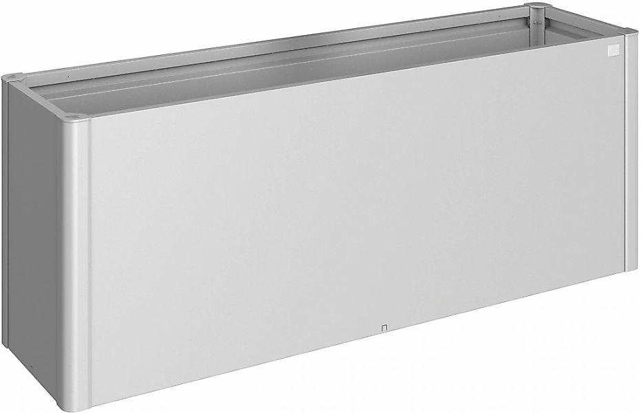 Biohort Hochbeet "2x0,5 silber-metallic" 201x53x77 cm, extrem langlebig, au günstig online kaufen