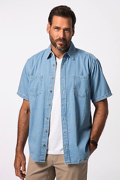JP1880 Kurzarmhemd Denimhemd Denim Halbarm Modern günstig online kaufen