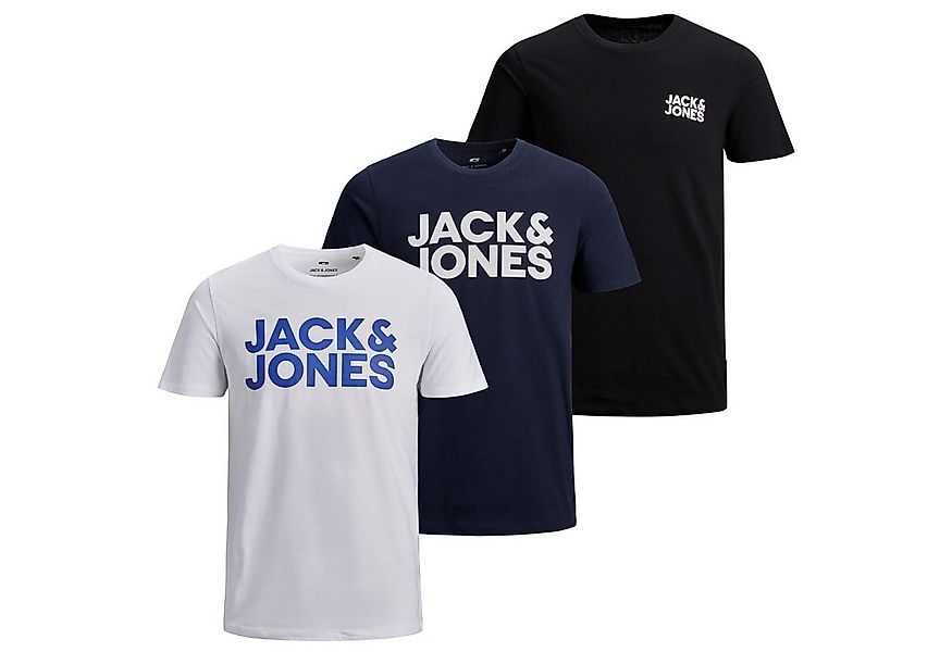Jack & Jones T-Shirt Basic mit Marken-Logo Aufdruck günstig online kaufen