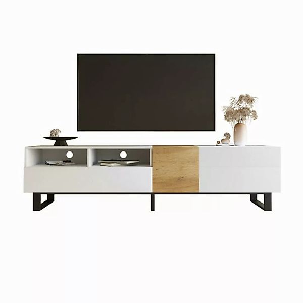 Odikalo TV-Schrank TV-Schrankmöbel 180 x 50 x 38 cm, Minimalistisches Desig günstig online kaufen