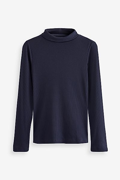 Next Rollkragenshirt Langärmeliges Rippstrickoberteil mit Rollkragen günstig online kaufen