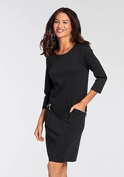 Laura Scott Jerseykleid Ziertaschen festlich, kurzes Kleid, figurbetont, au günstig online kaufen