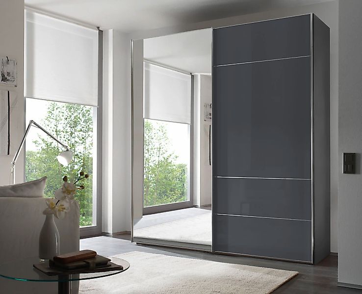 STAUD Schwebetürenschrank "Sonate Lucca mit Spiegel, Made in Germany", Mit günstig online kaufen