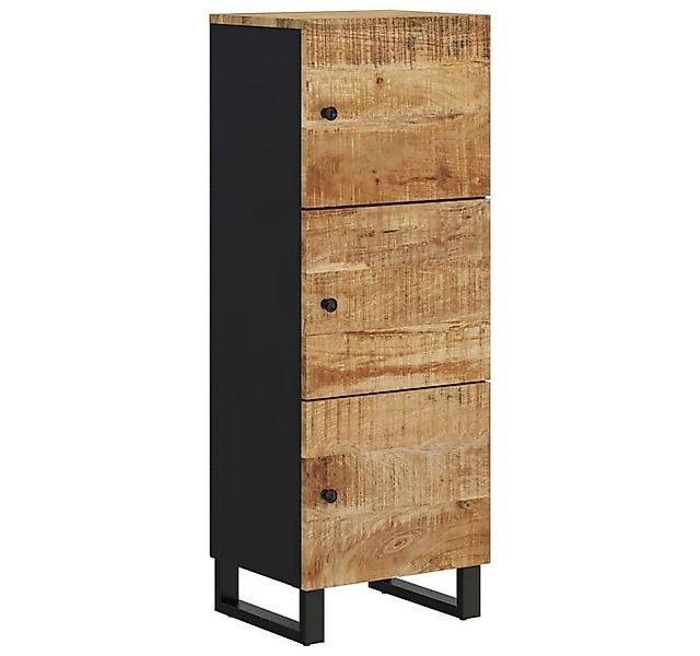 vidaXL Highboard Highboard mit 3 Türen 40x33x110 cm Massivholz & Eisen (1 S günstig online kaufen