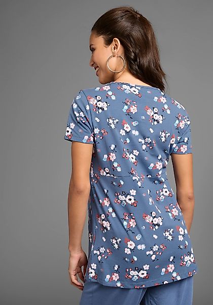 Neun Monate Umstandsshirt "Schwangerschafts- und Stillshirt in Wickeloptik" günstig online kaufen