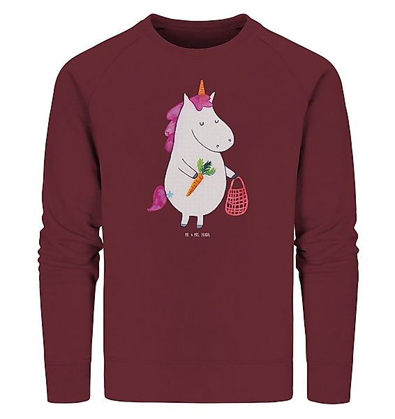 Mr. & Mrs. Panda Longpullover Einhorn Vegan Größe XL - Burgundy - Geschenk, günstig online kaufen