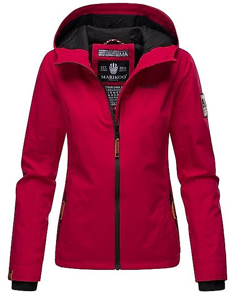 Marikoo Outdoorjacke Brombeere sportliche Übergangsjacke mit Kapuze günstig online kaufen